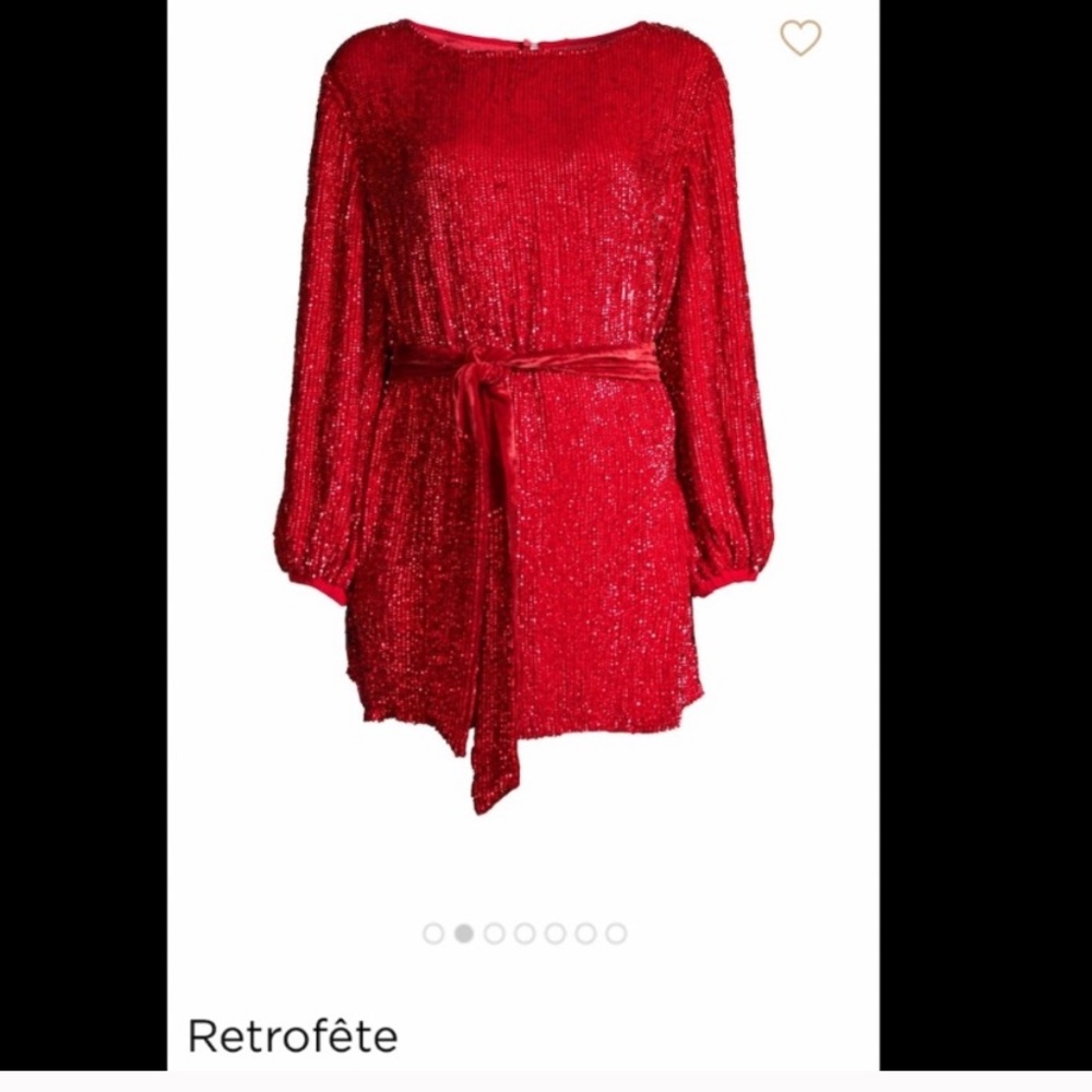 Retrofete Grace Dress Red